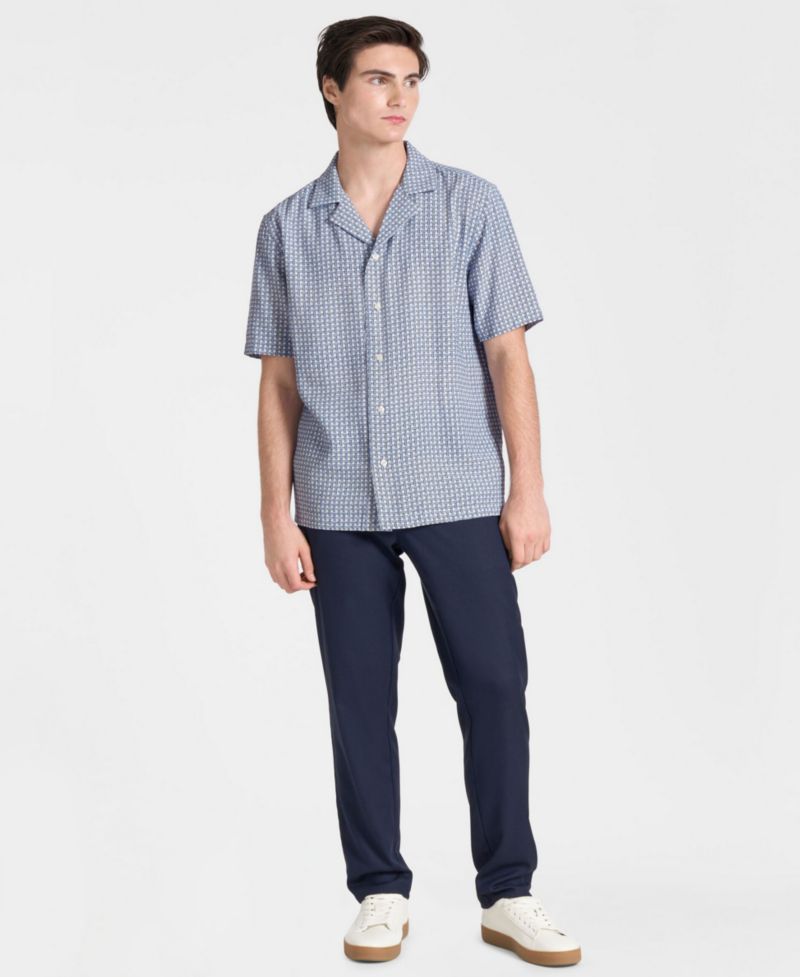 Men's Warwick Short-Sleeve Camp Button-Up Shirt