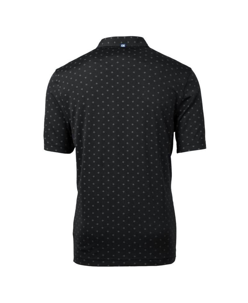 Men's Black Georgia Bulldogs Big & Tall Virtue Eco Pique Tile Print Polo Shirt