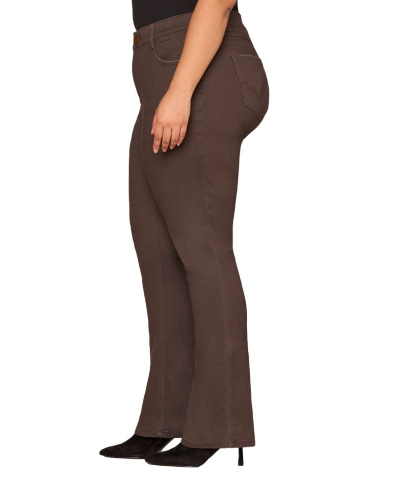 Plus Size High-Rise Bootcut Denim Pant