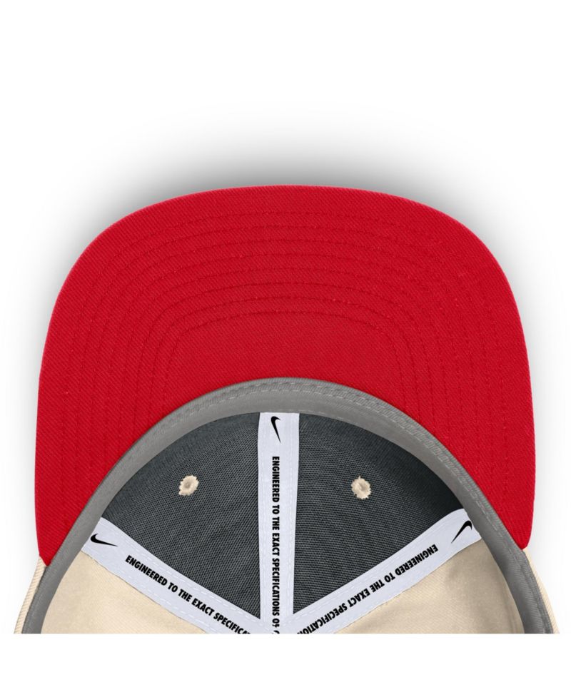 Men's Natural Ohio State Buckeyes Primetime True Performance Fitted Hat
