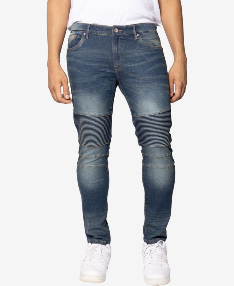 RAW X Men's Skinny Fit Moto Jeans