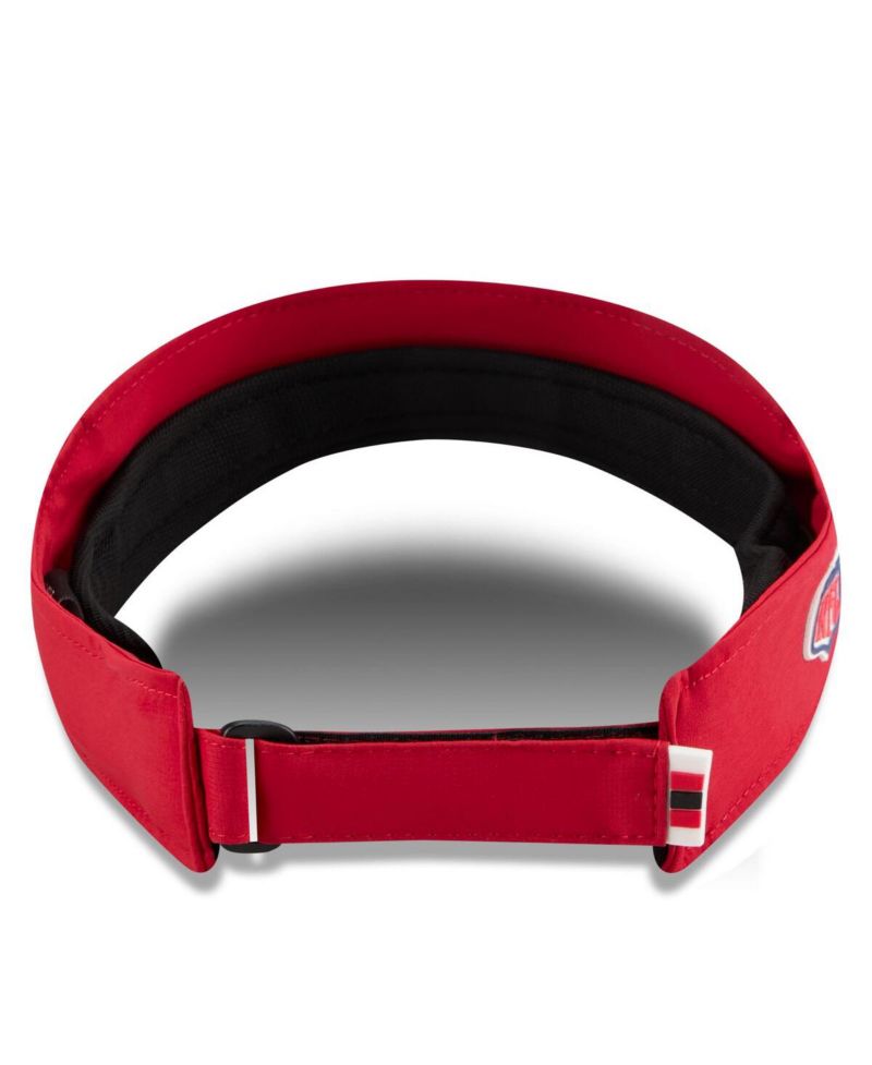 Men's Scarlet San Francisco 49ers 2025 Sideline Visor Hat