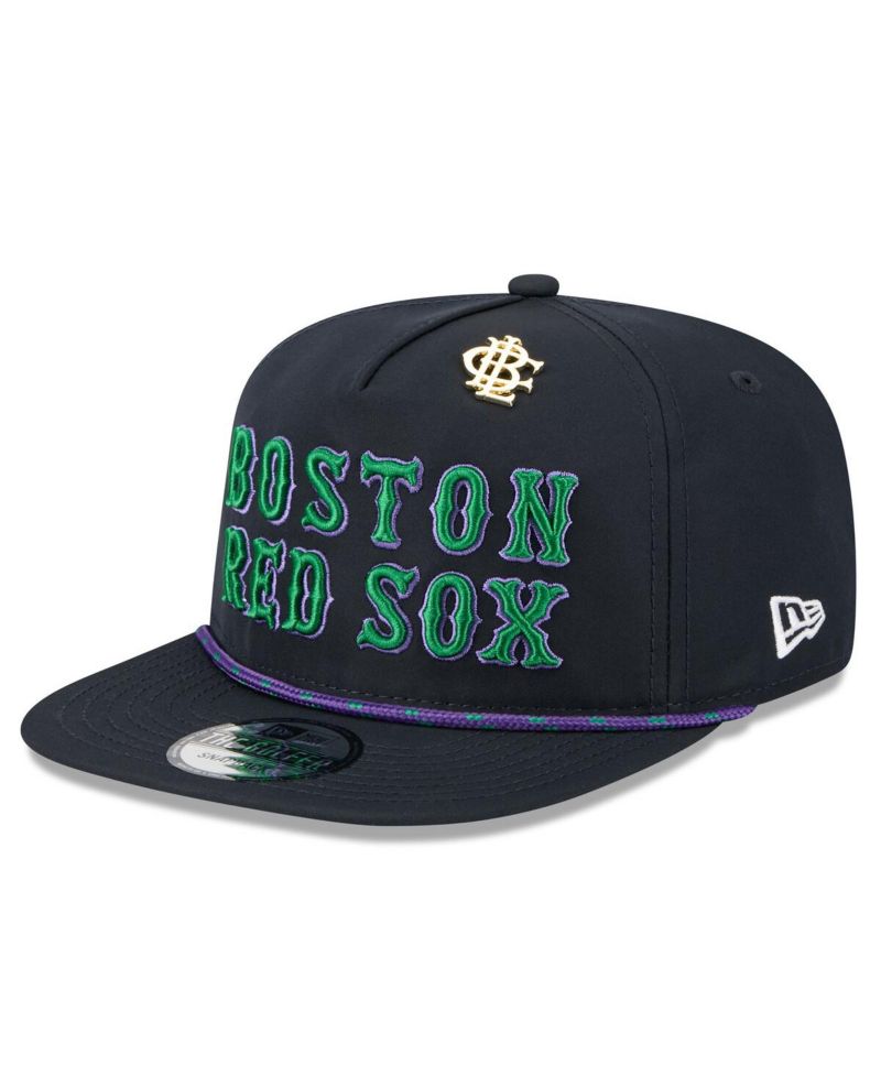 Men's Navy Boston Red Sox 2025 Big League Chew Golfer Snapback Hat