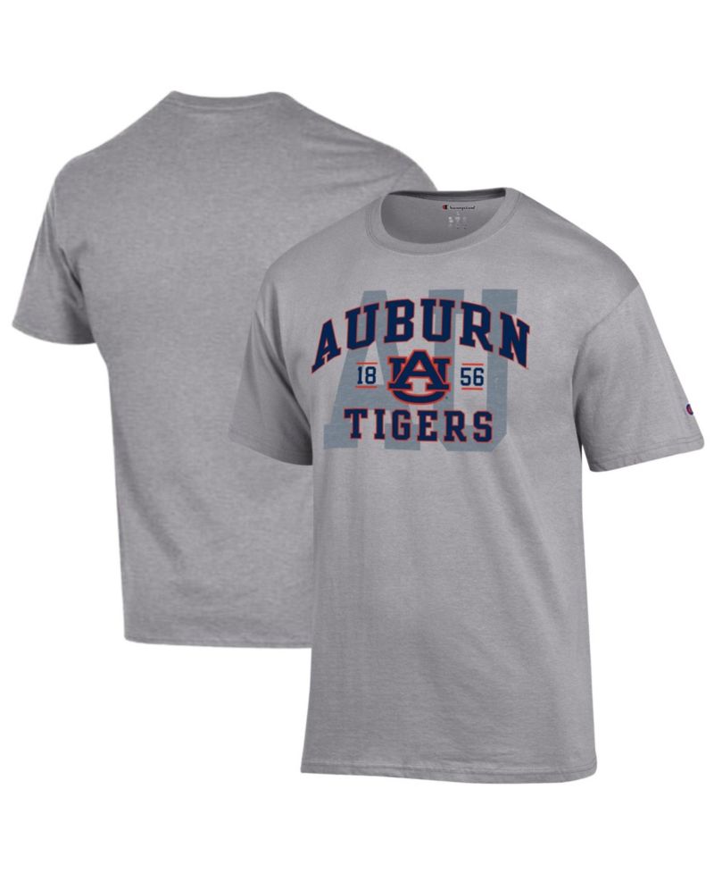 Men's Heather Gray Auburn Tigers Varsity T-Shirt