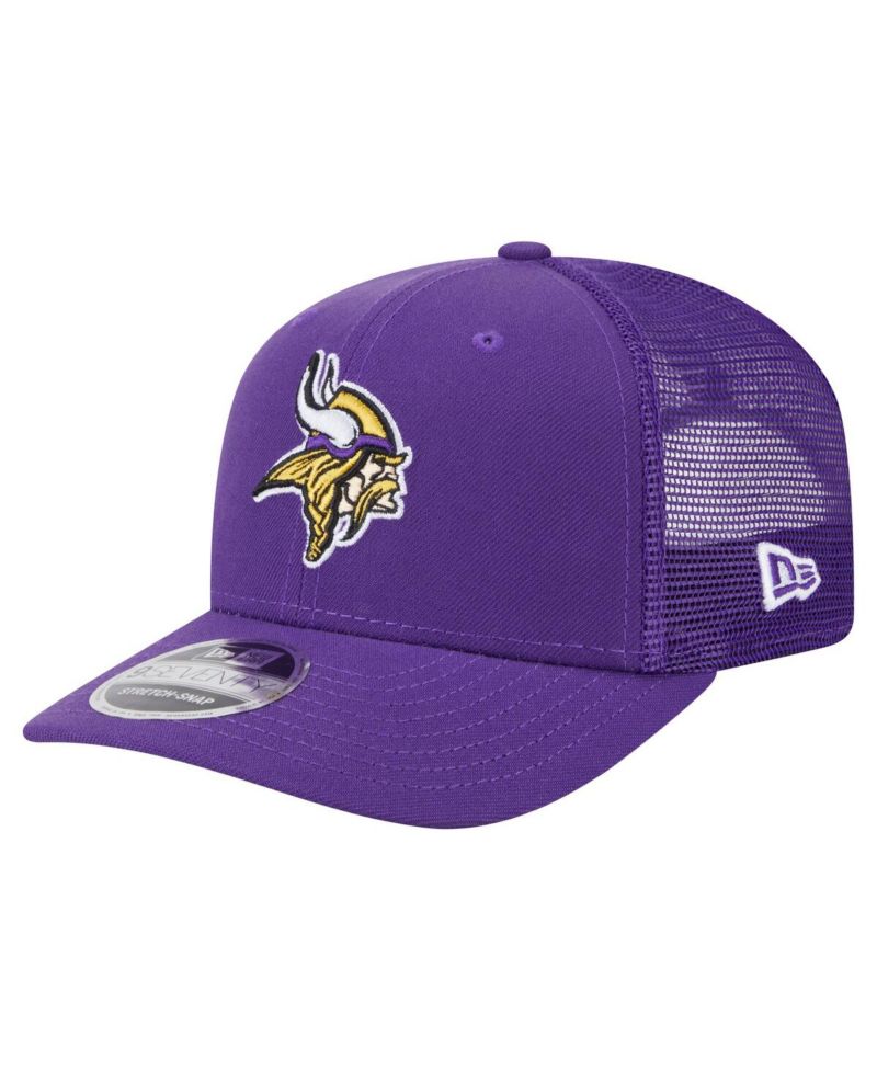 Men's Purple Minnesota Vikings Main Trucker 9SEVENTY Stretch Snap Hat
