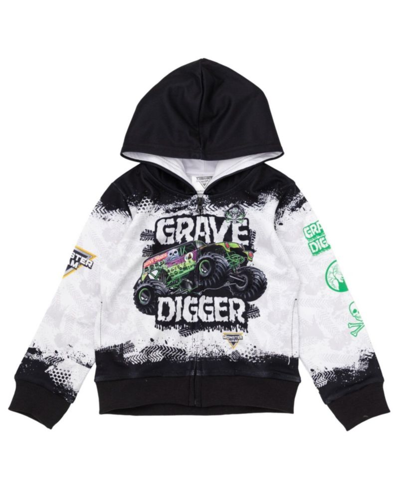 Kids & Baby Grave(5-12) Digger Boys' Fleece Zip-Up Hoodie
