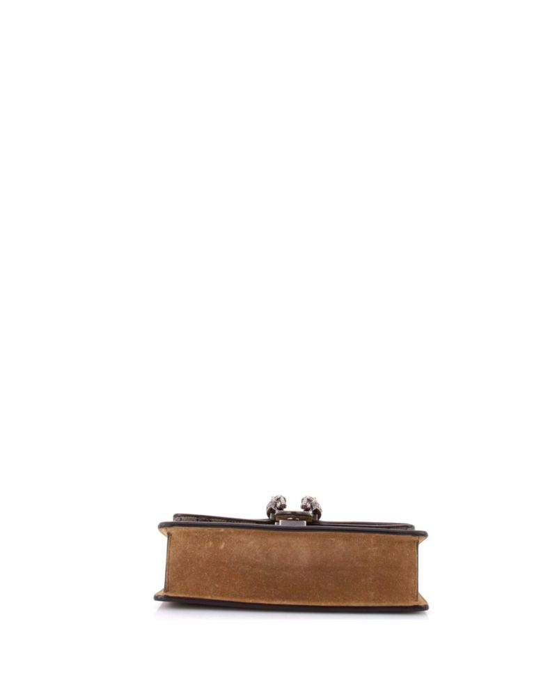 Small Dionysus Bag GG Coated Canvas with Crystal Embellished Metal