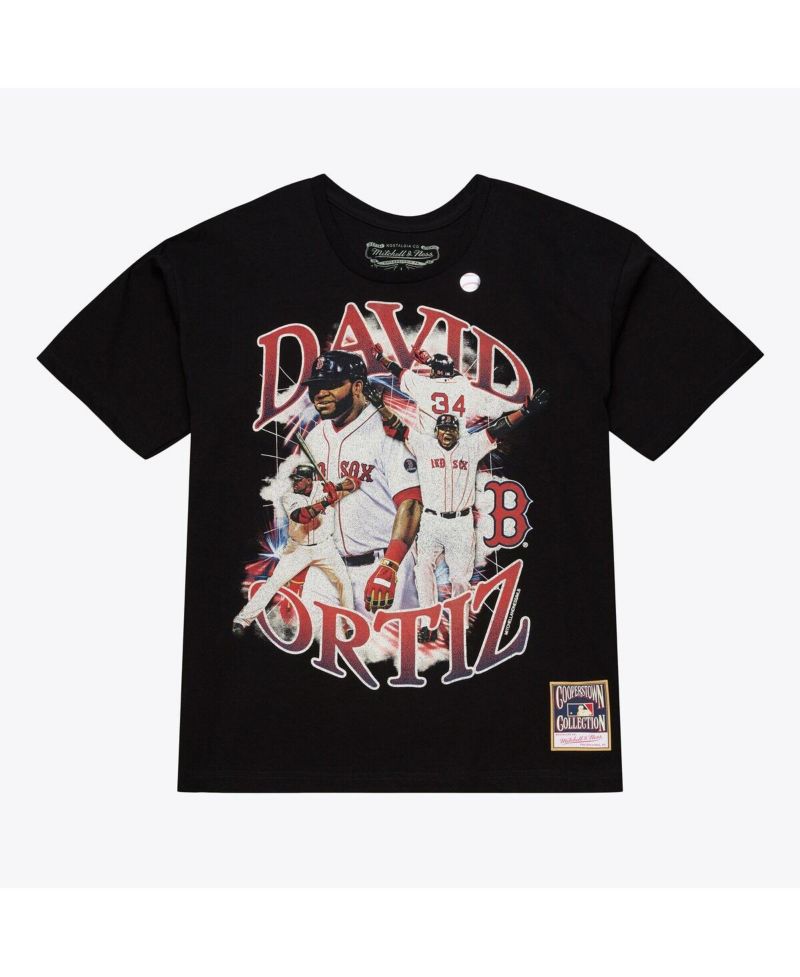 Men's David Ortiz Black Boston Red Sox Legendary Collage Player T-Shirt