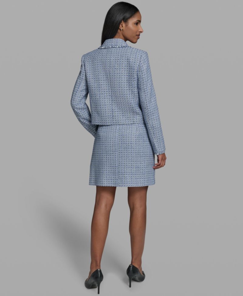 Women's 3-Button Tweed Blazer