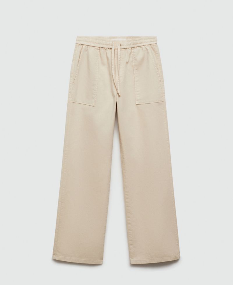 Women's Elastic Waist Cotton Pants