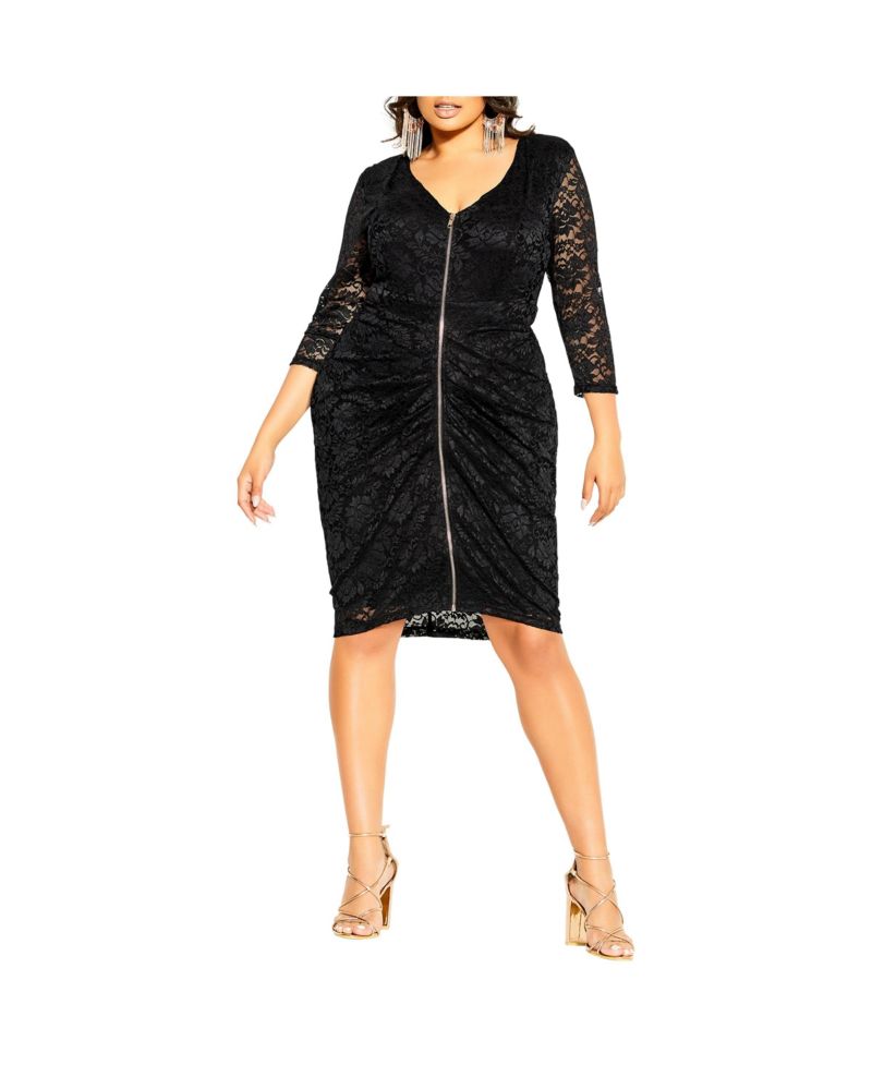 Women's Lacey Zip Dress