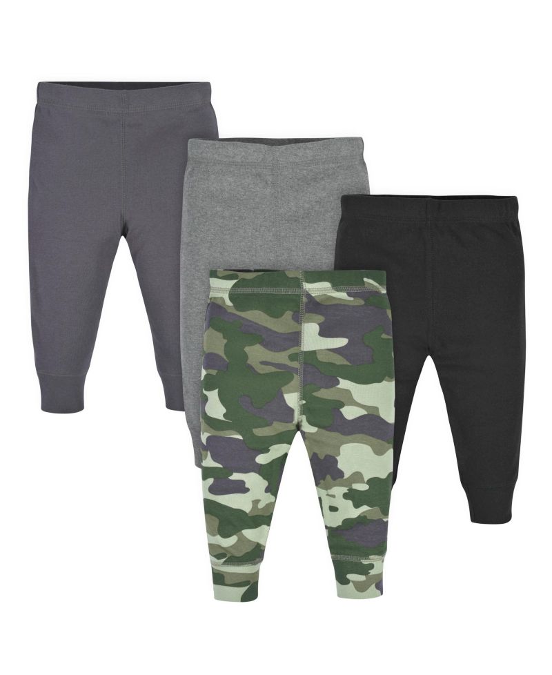 Baby Boys Active Pants, 4 Pack