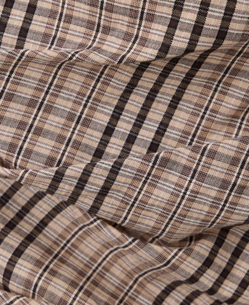 Women's Plaid Mini Asymmetrical Dress