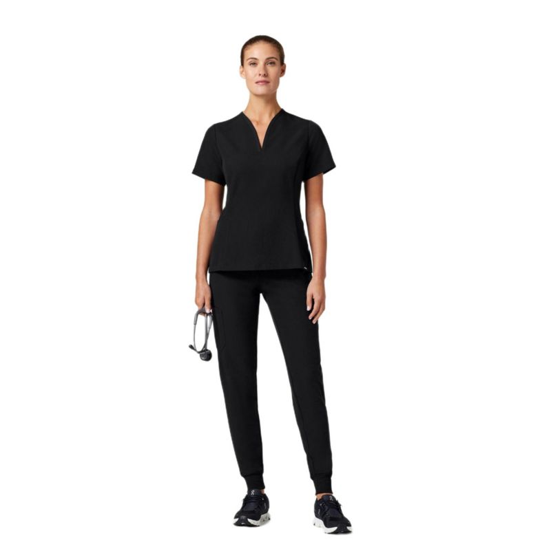 Petite Silex 6-Pocket Slim Mid-Rise Scrub Jogger
