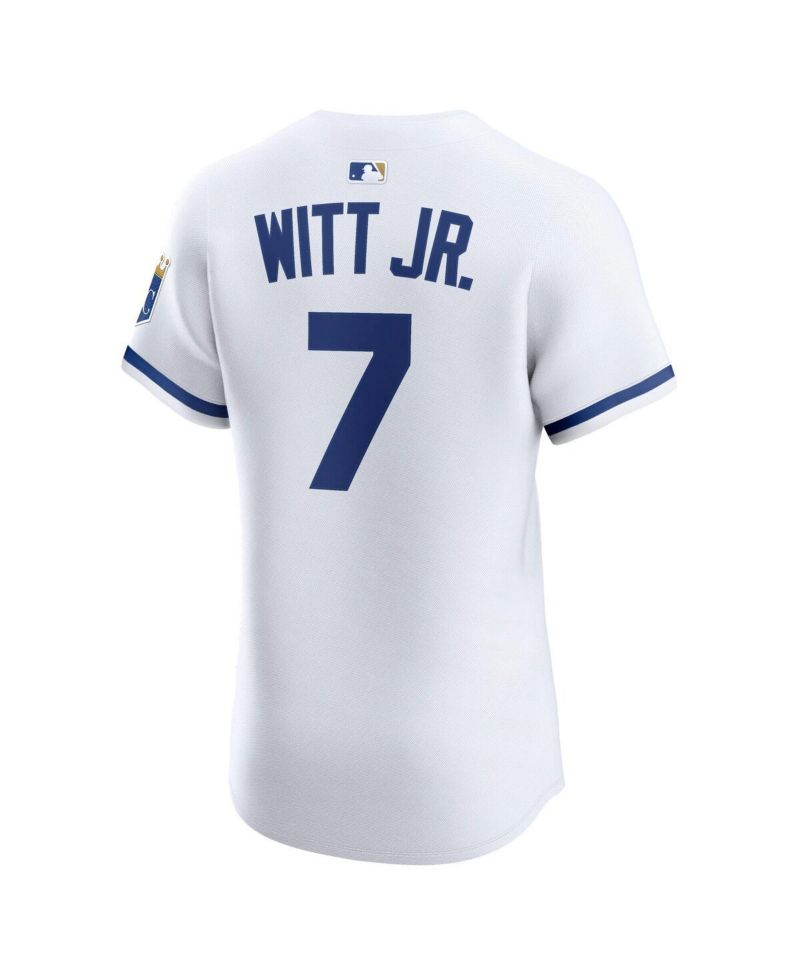 Men's Bobby Witt Jr. White Kansas City Royals Home Elite Jersey