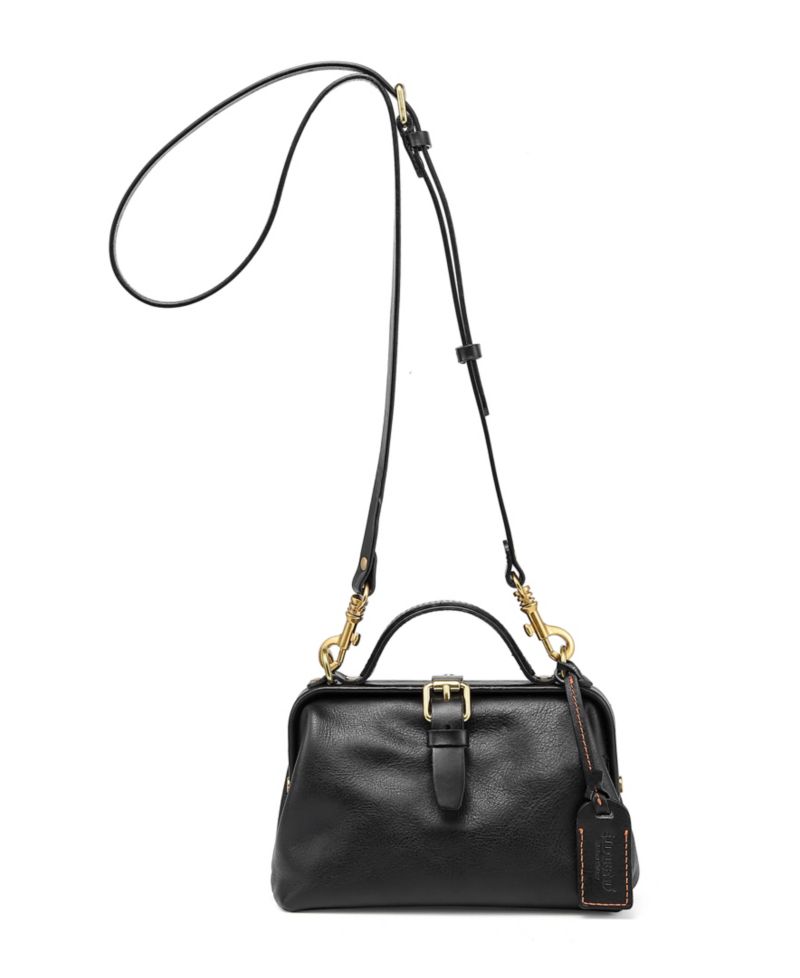 Doctor Small Leather Crossbody Satchel Bag