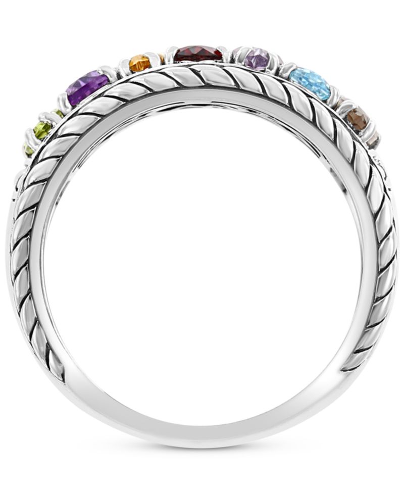 EFFY® Multi-Gemstone Statement Ring (1-5/8 ct. t.w.) in Sterling Silver