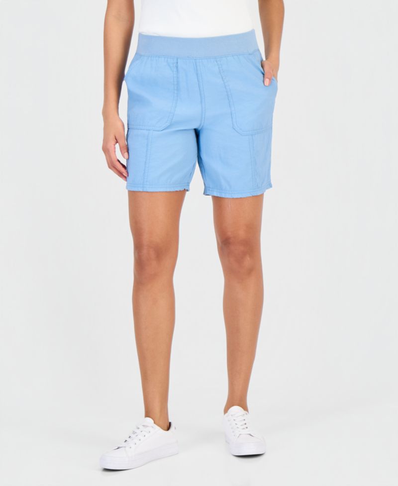 Women's Pull-On Utility-Pocket Shorts