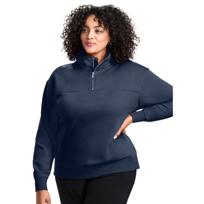 Women's Plus Size Piper Half-Zip Sweat Top