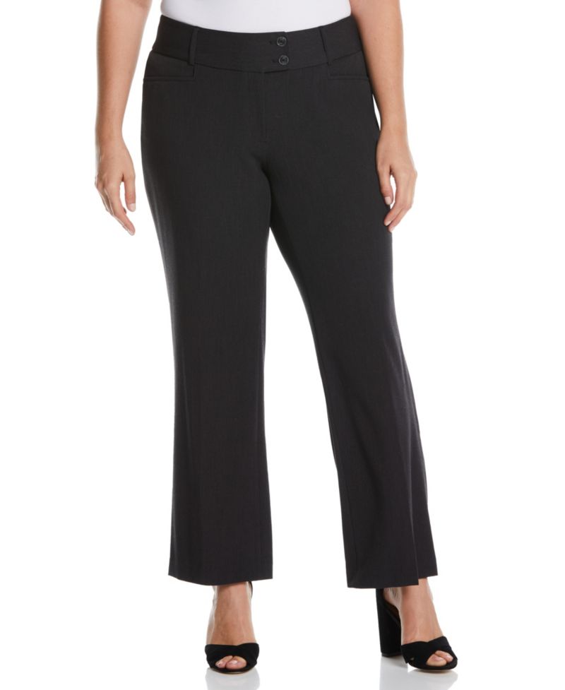 Petite Curvy Fit Boot Cut Pants