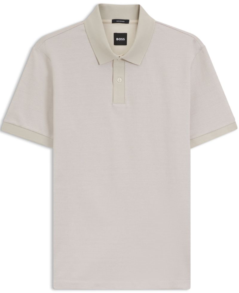 Men's Mercerized-Cotton Polo Shirt