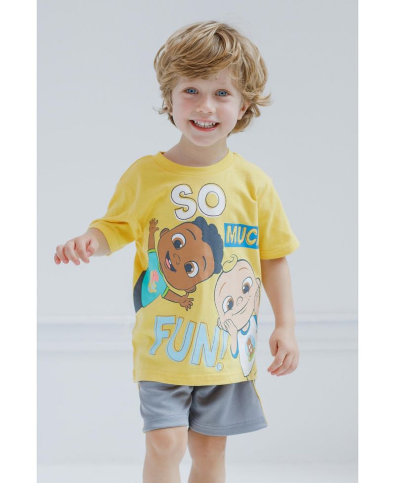 Baby Boys JJ T-Shirt and Mesh Shorts Outfit Set