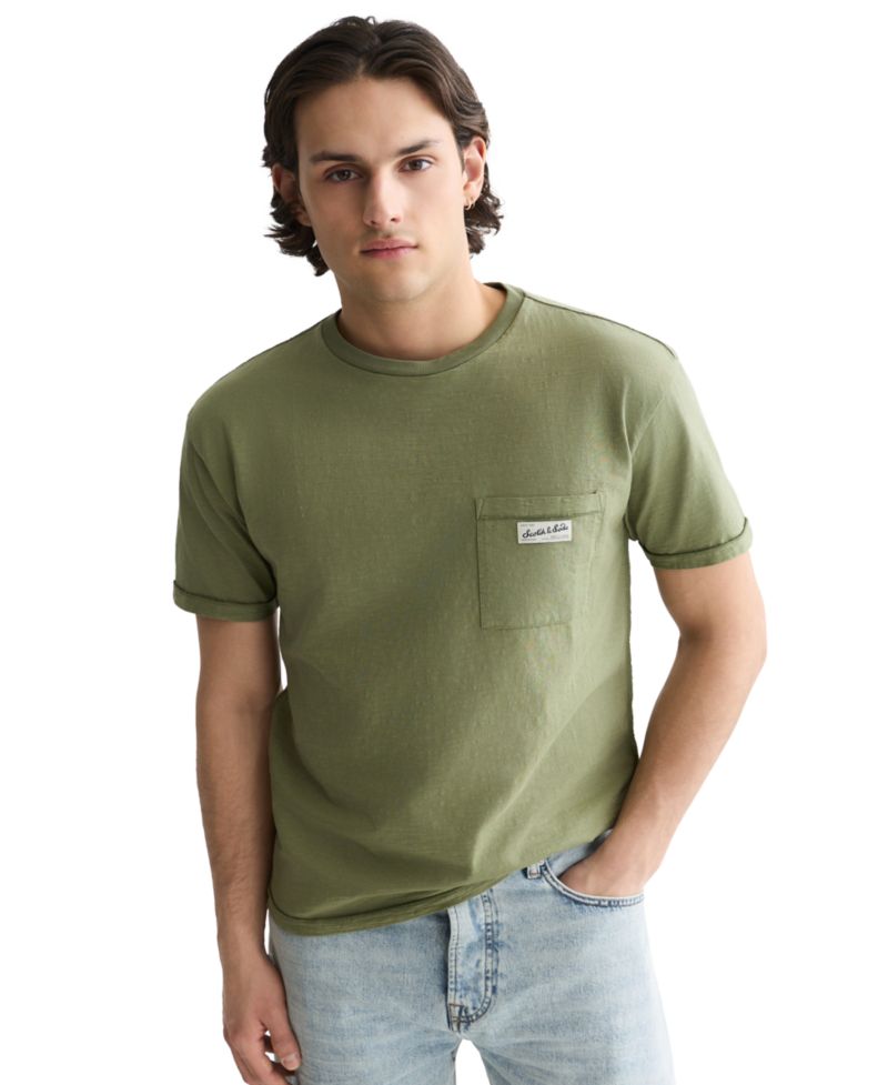 Men's Short-Sleeve Cotton Pocket T-Shirt