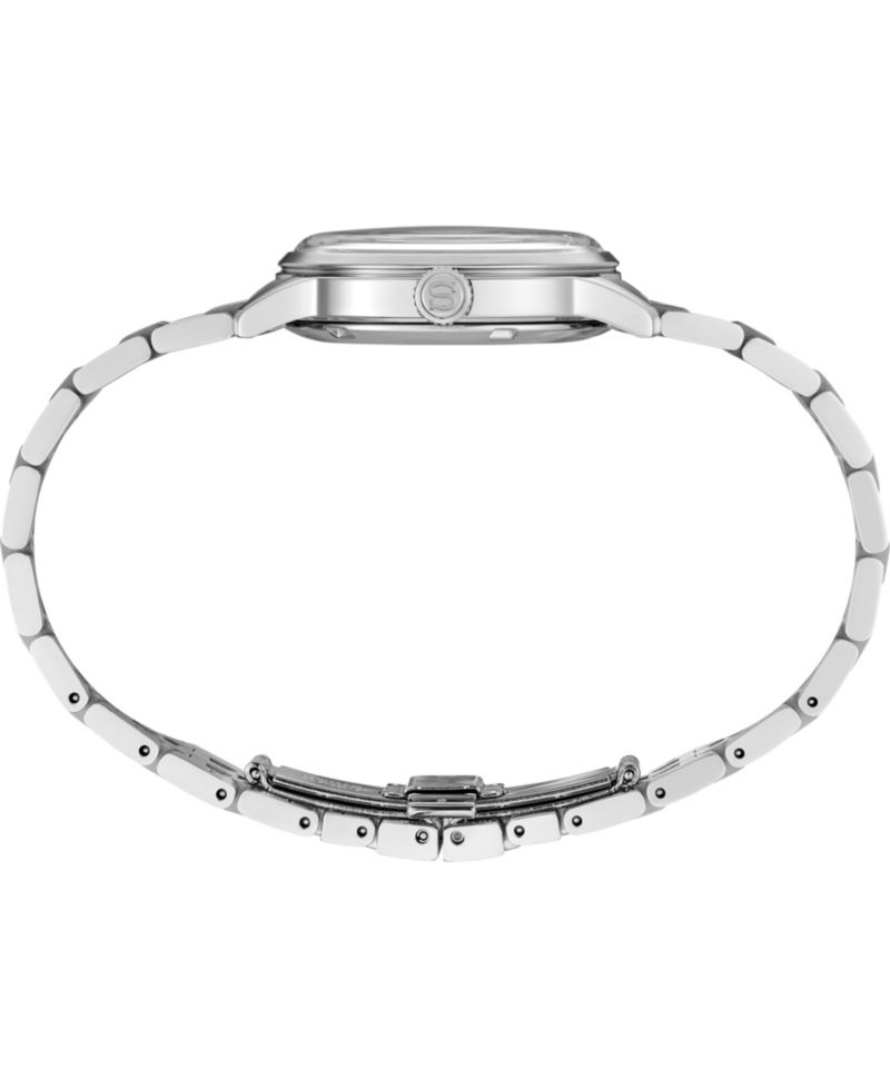 Women's Presage Cocktail Time Mid-Size Silver Stainless Steel Bracelet Watch, 34mm