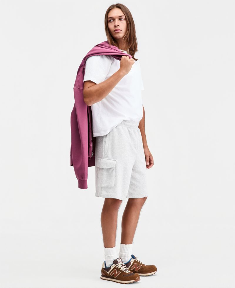 Men's Heathered Utility Terry Shorts