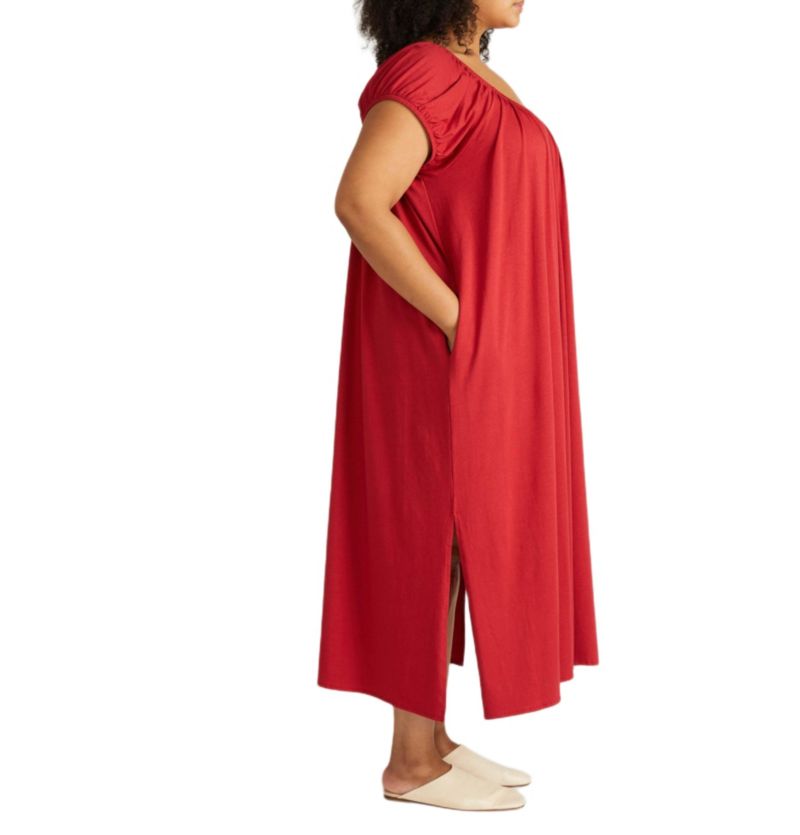 Plus Size Lilian Long Sleep Dress