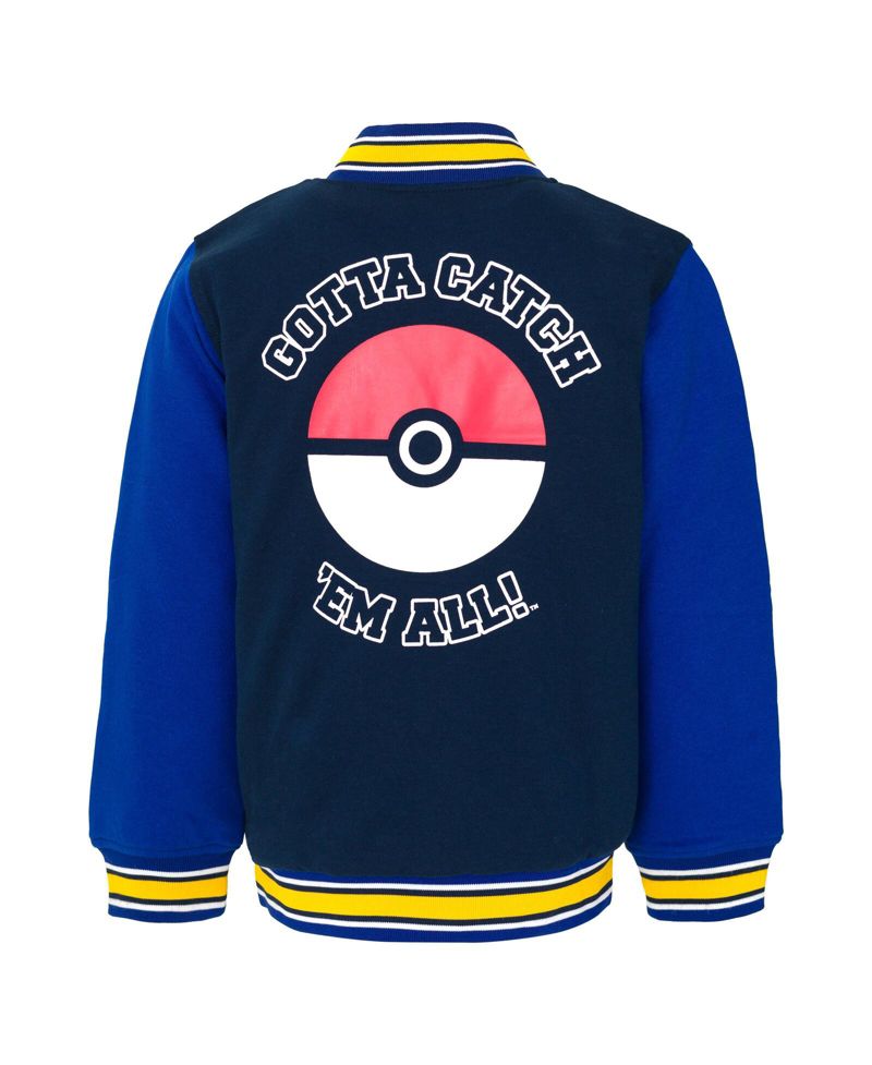 Boys French Terry Zip Up Varsity Bomber Jacket to (4 - 18-20)