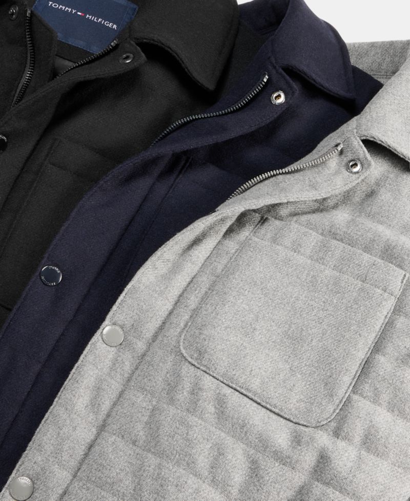 Men's Quilted Shirt Jacket