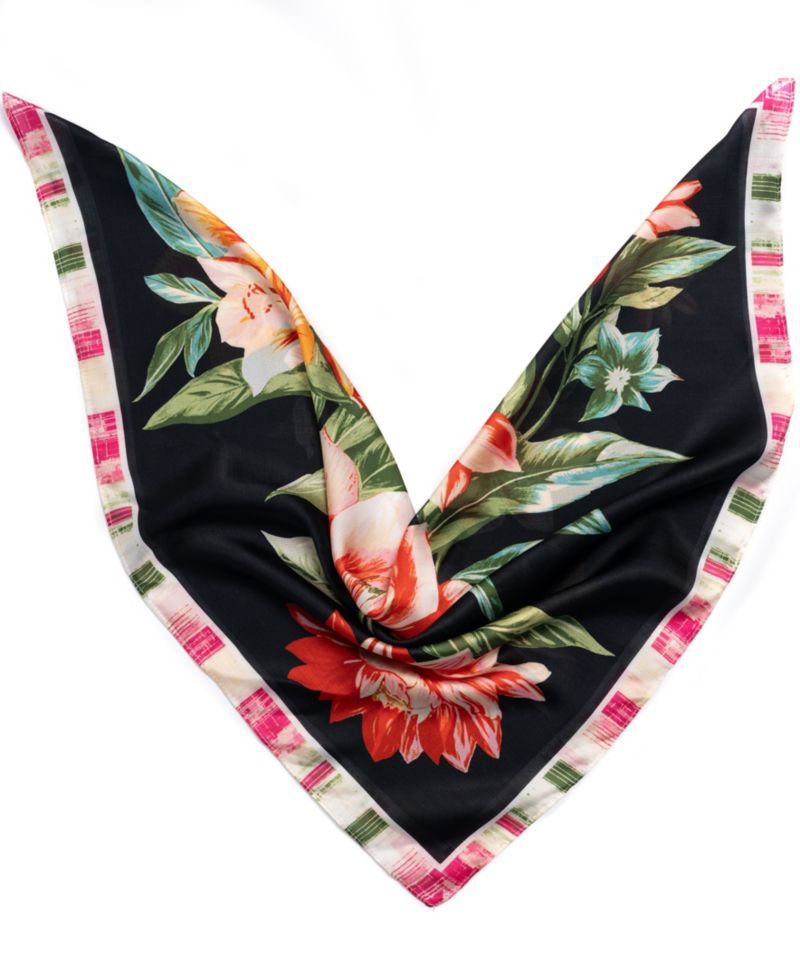 Jungle Floral Square Scarf