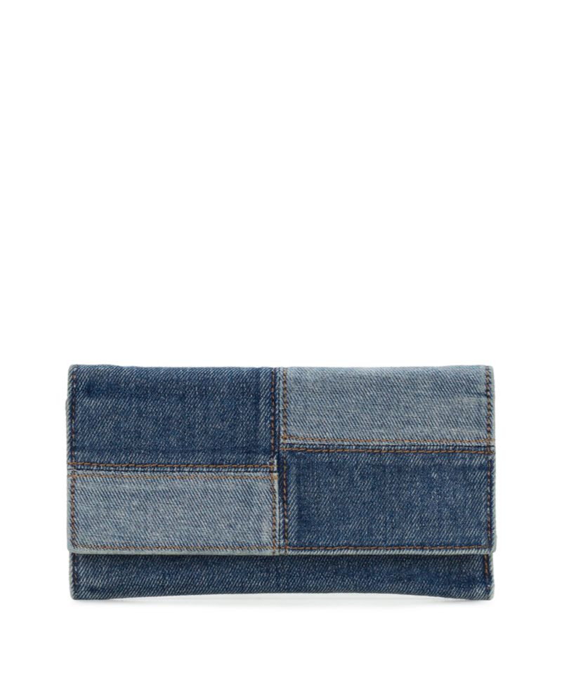 Terresa Denim Patchwork Wallet