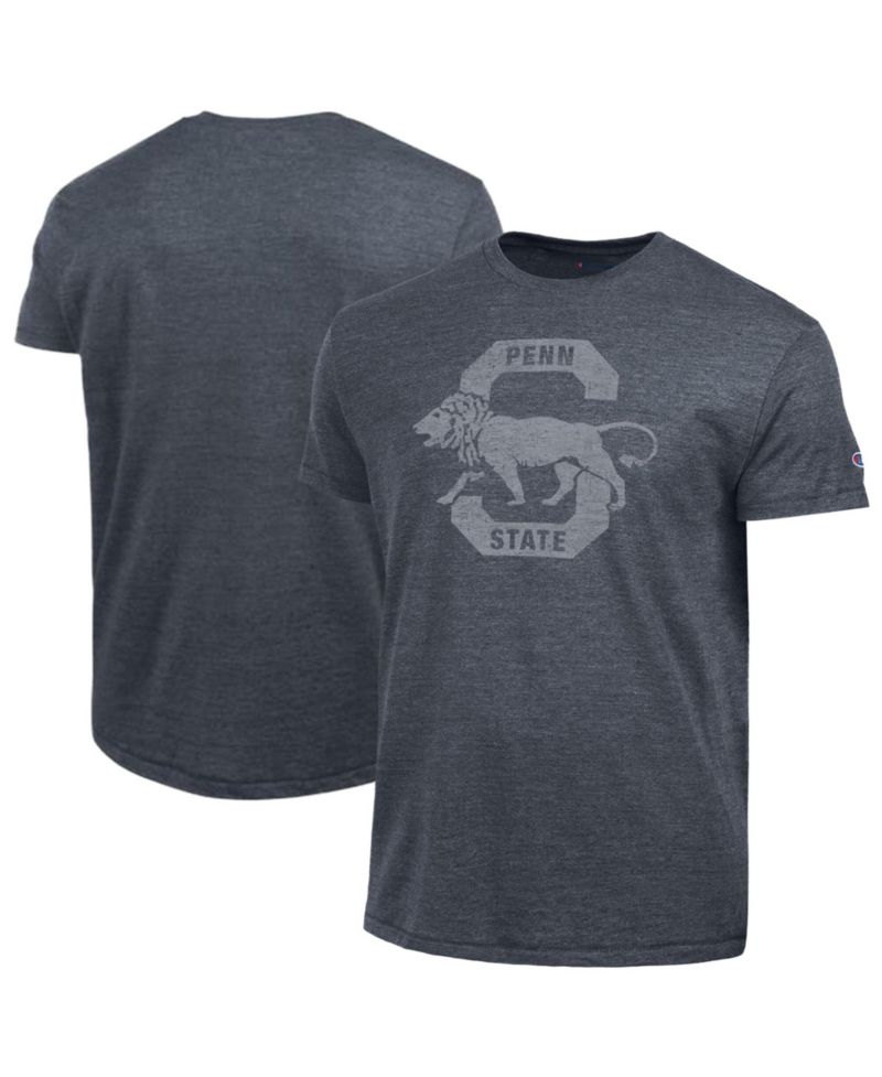 Men's Navy Penn State Nittany Lions Triumph Tri-Blend T-Shirt