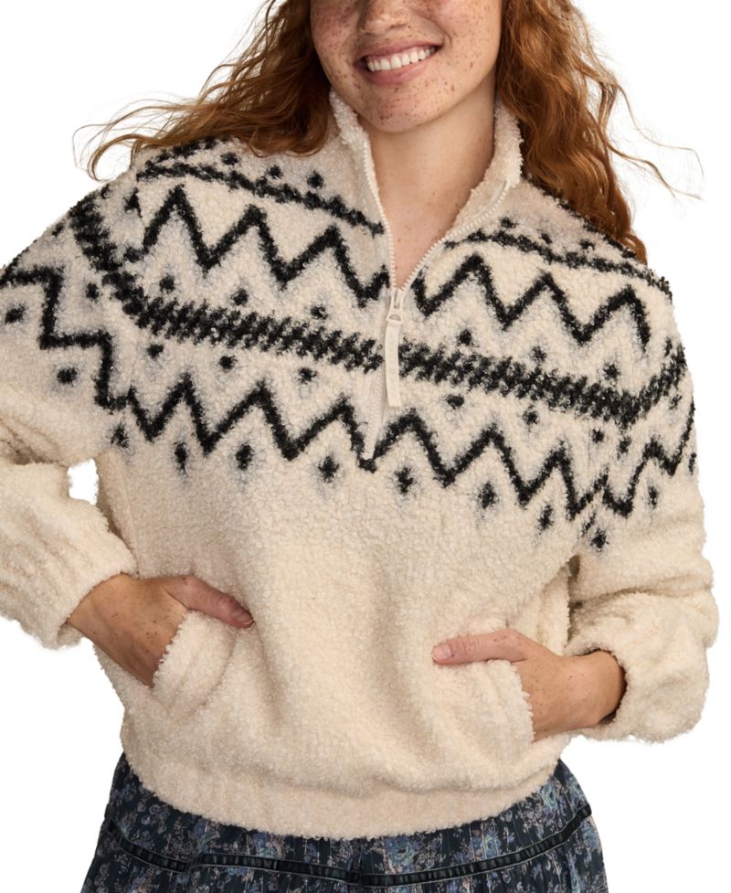 Women's Half-Zip Fleece Sweatshirt