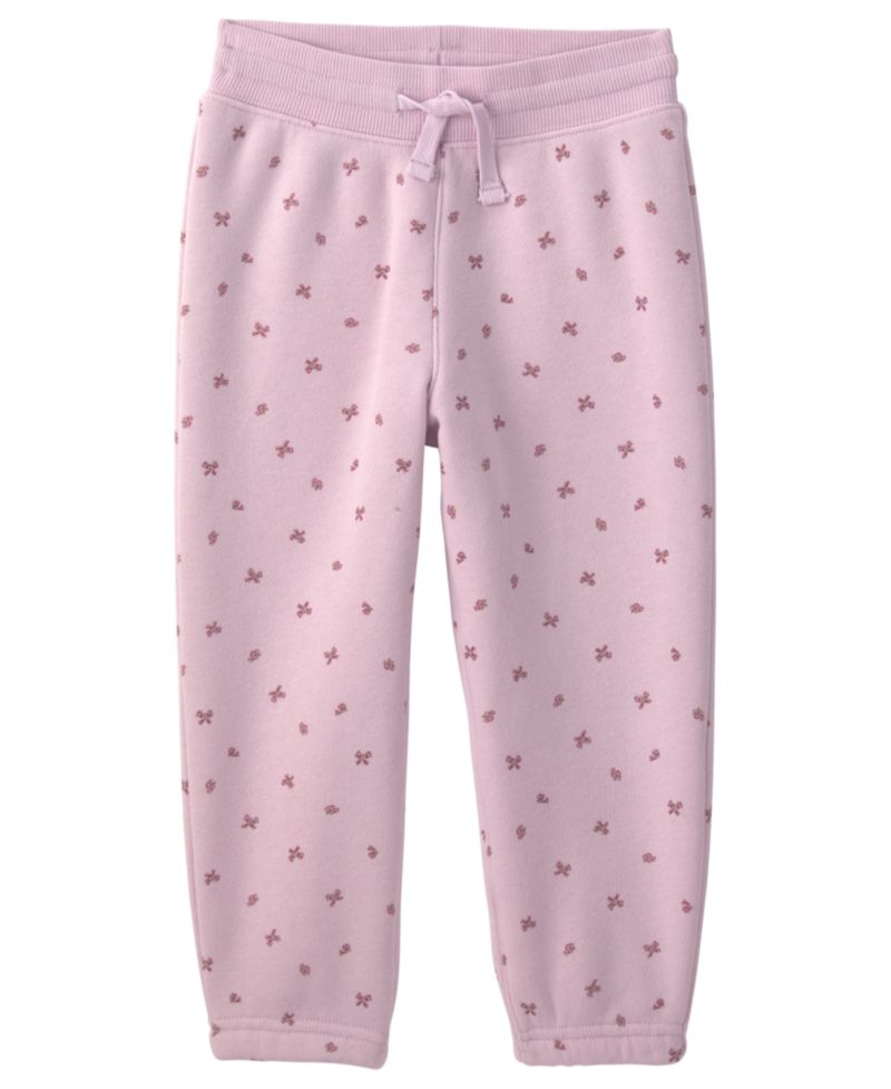 Baby Girls' Long-Sleeve Oshkosh Logo Floral Fleece Hoodie and Pants, 2-Piece Set