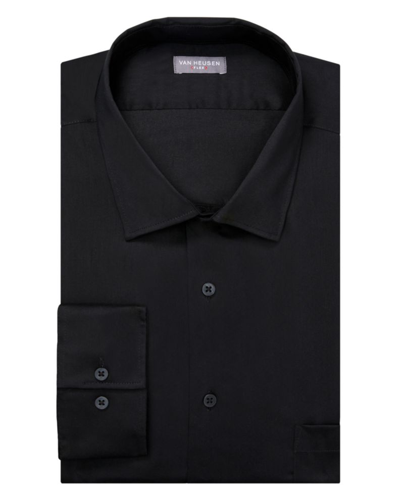 Big & Tall Men's Ultra Wrinkle Free Solid Dress Shirt