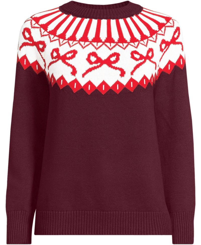 Women's Drifter Jacquard Raglan Crew Neck Sweater