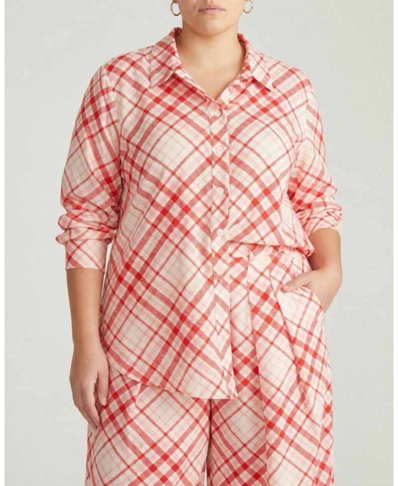 Plus Sizes Cooling Stretch Cupro Artist Women's Shirt