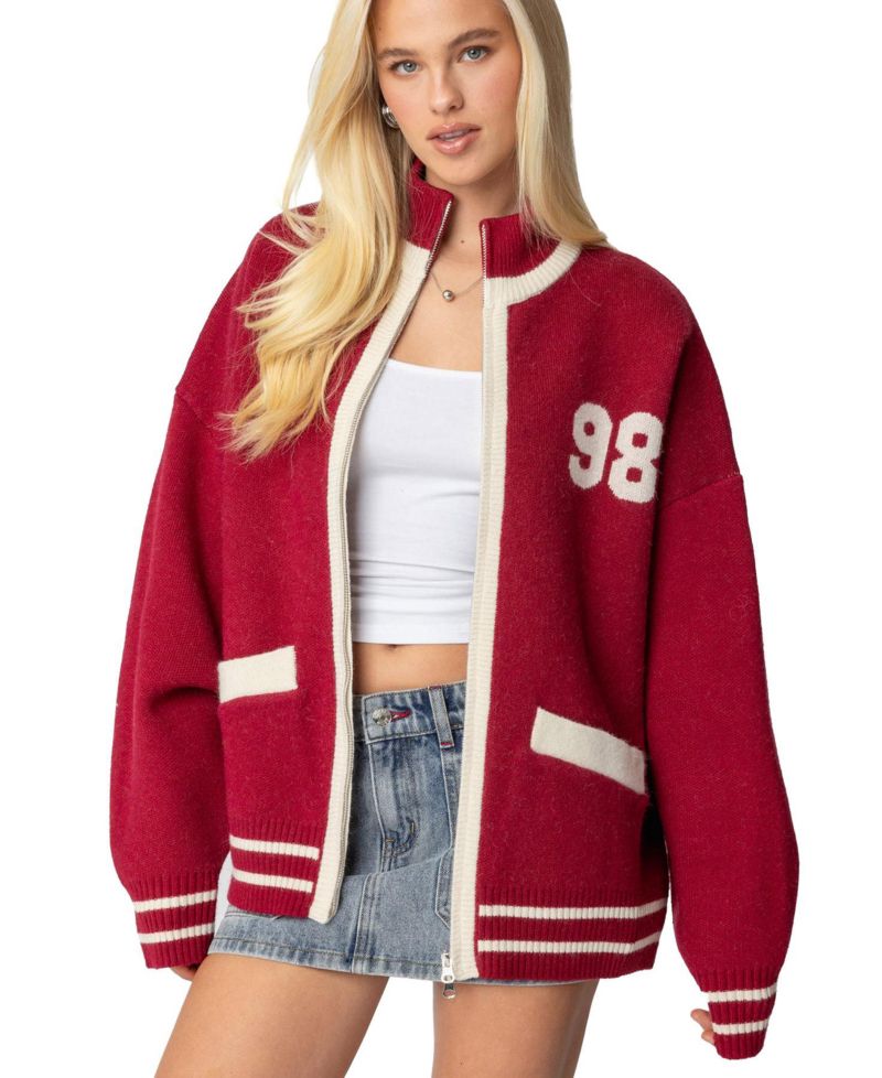 Women's 98 Varsity Zip Up Sweater
