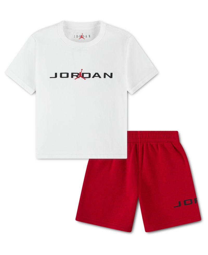 Boys' 2T-7 Stretch T-Shirt and Shorts, 2-Piece Set