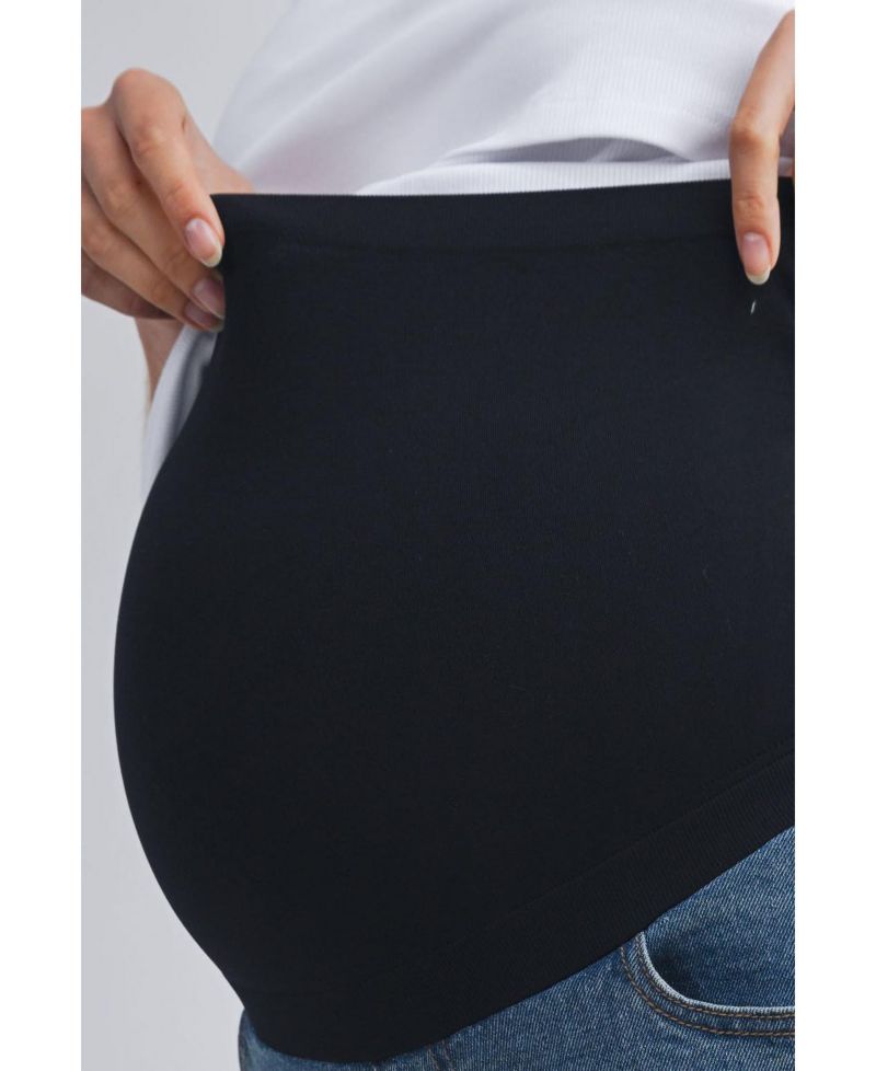 Maternity Over-the-Belly Straight-Leg Pull-On Jeans