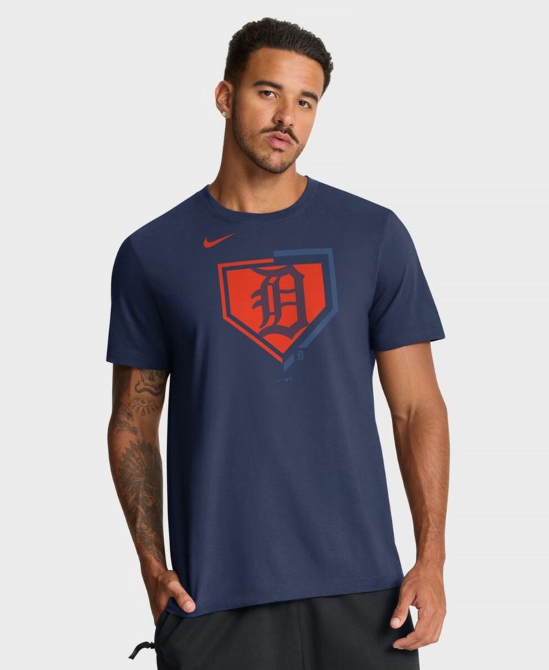 Men's Navy Detroit Tigers Icon T-Shirt