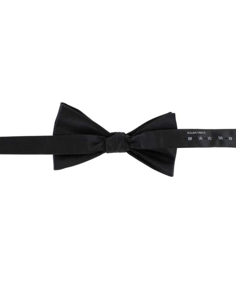 Big & Tall Sutton Solid Color Silk Bow Tie