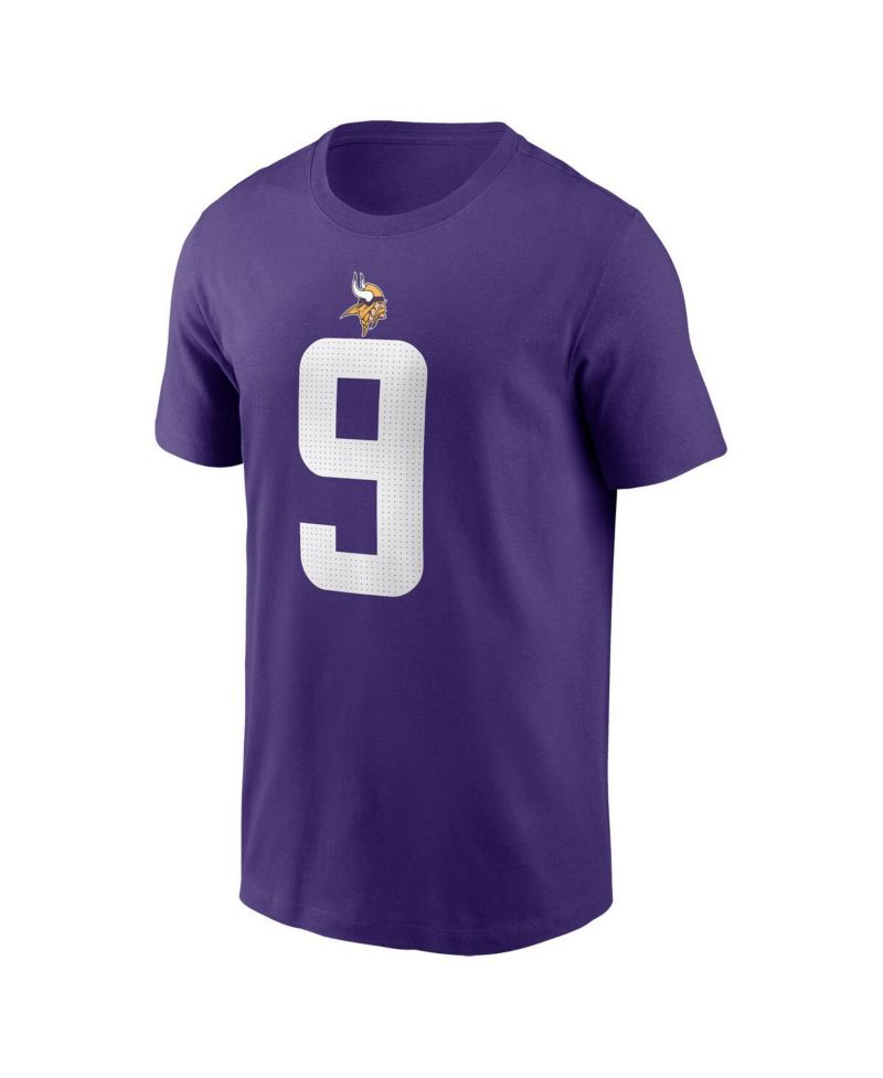 Men's J.J. McCarthy Purple Minnesota Vikings 2024 NFL Draft First Round Pick Name & Number T-Shirt