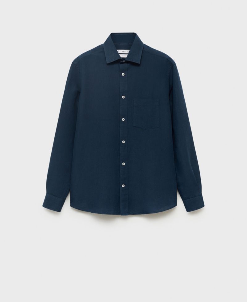 Men's Pocket Linen Shirt