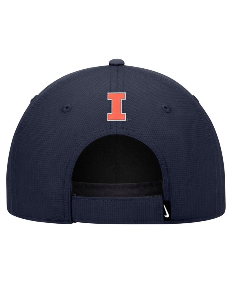 Men's Navy Illinois Fighting Illini 2026 Sideline Ripstop Dri-FIT Adjustable Hat