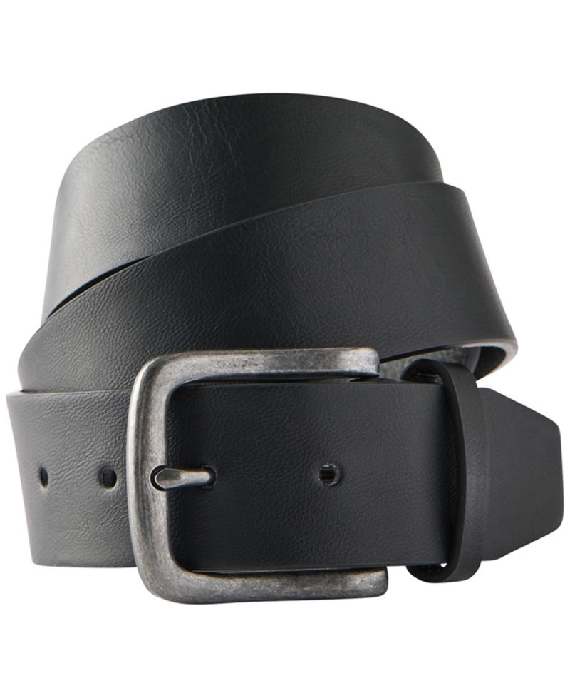 Men's Classic Wide Square Buckle Belt