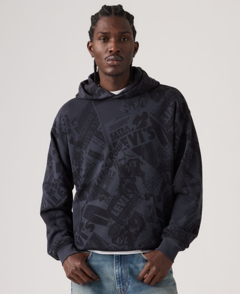 Men's Premium Long-Sleeve Hooded Sweatshirt